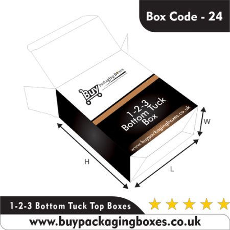 1-2-3 Bottom Tuck Top Boxes