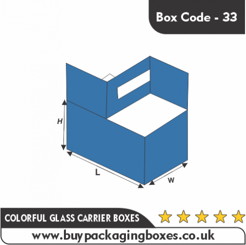 COLORFUL GLASS CARRIER BOXES