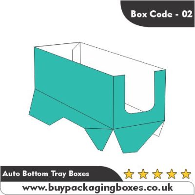 Custom Auto Bottom Tray | Buy Packaging Boxes