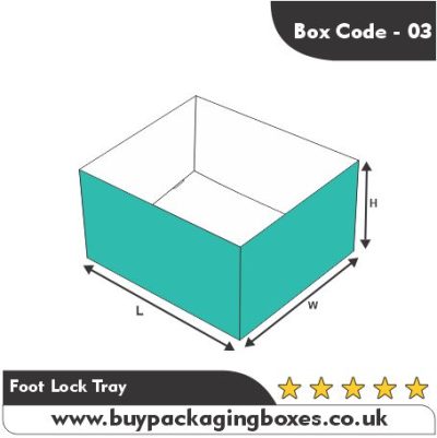 Custom Foot Lock Tray | Buy Packaging Boxes