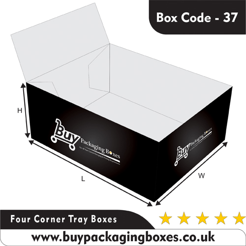 Custom Four Corner Tray Boxes