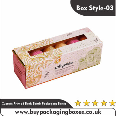 Custom Printed Bath Bomb Packaging Boxes