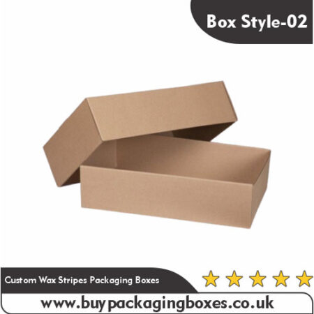Custom Wax Stripes Packaging Boxes