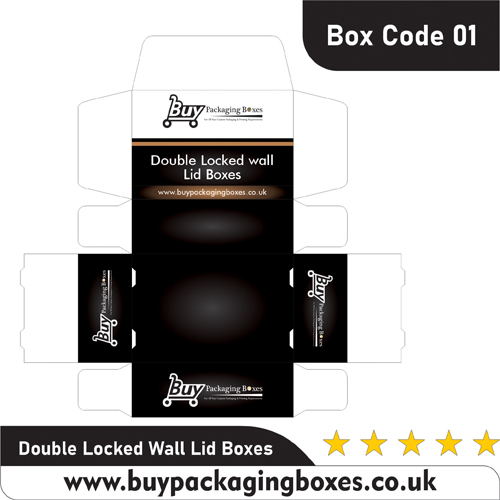 Double Locked Wall Lid Boxes Template