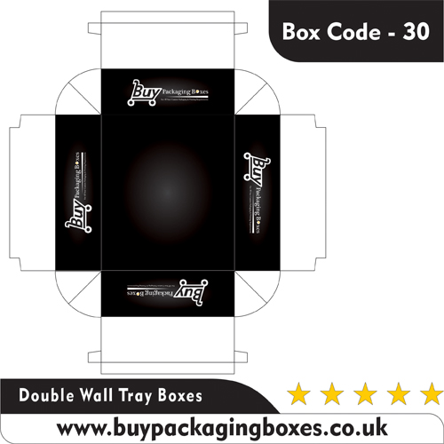 Double Wall Tray Boxes Template