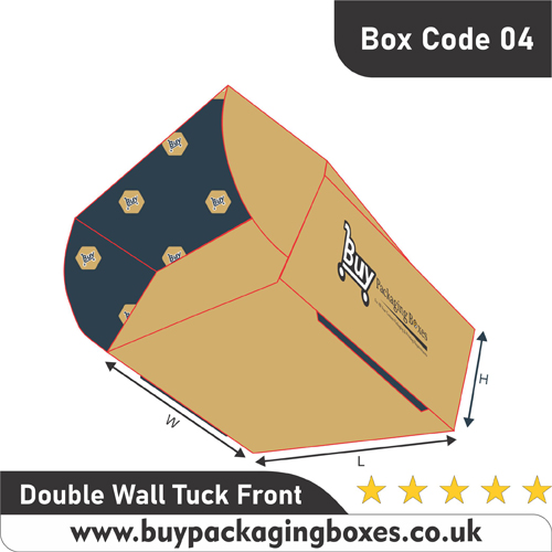 Double Wall Tuck Front Packaging Boxes