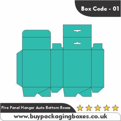 Five Panel Hanger Auto Bottom Boxes