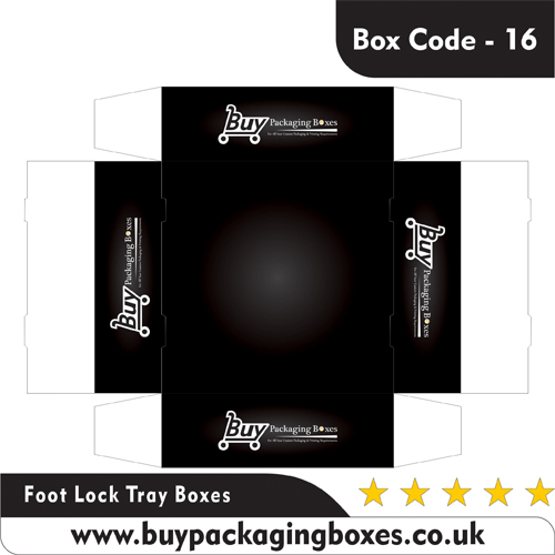 Foot Lock Tray Boxes Template