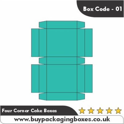 Four Corner Cake Boxes