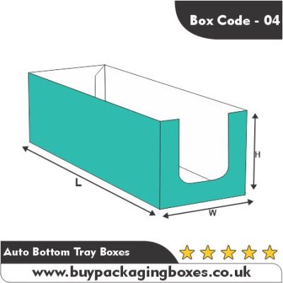 Printed Auto Bottom Tray | Buy Packaging Boxes