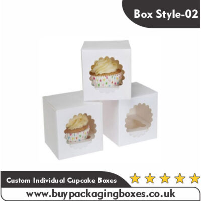 Custom Individual Cupcake Boxes