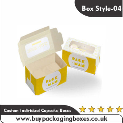 Custom Individual Cupcake Boxes