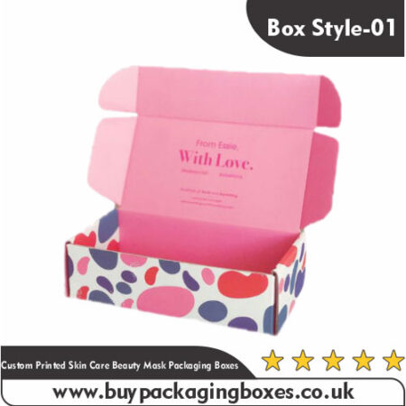 Custom Skin Care Beauty Mask Boxes