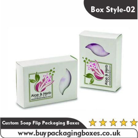Custom Printed Soap Flip Packaging Boxes