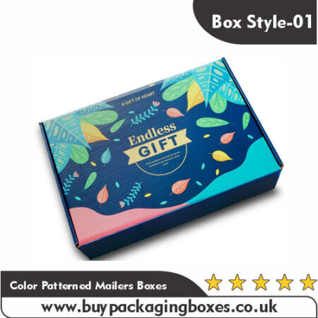 Color Patterned Mailers Boxes