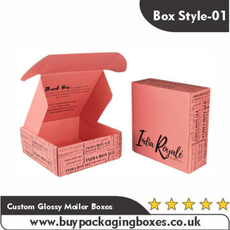 Custom Glossy Mailer Boxes