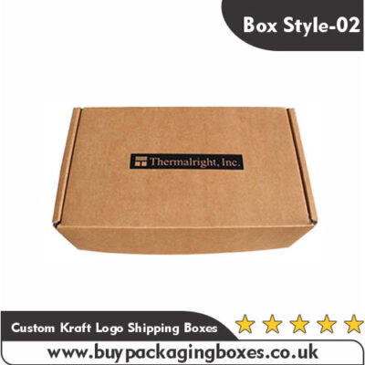 Custom Kraft Logo Shipping Boxes