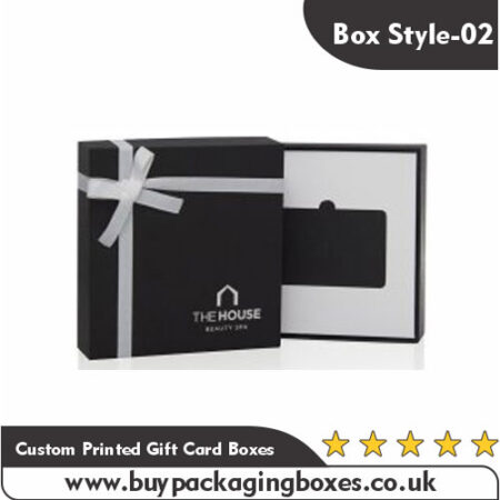 Custom Printed Gift Card Boxes