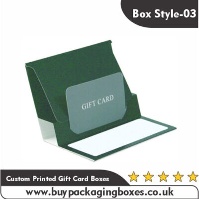 Custom Printed Gift Card Boxes