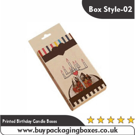 Printed Birthday Candle Boxes - Buy Packaging Boxes