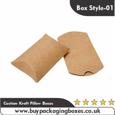 Custom Kraft Pillow Boxes