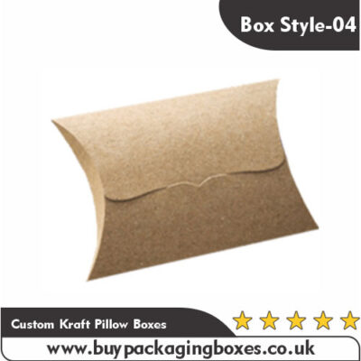 Custom Kraft Pillow Boxes