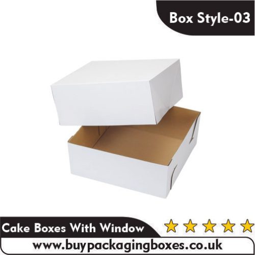 Custom Cake Boxes With Window | Buy Packaging Boxes