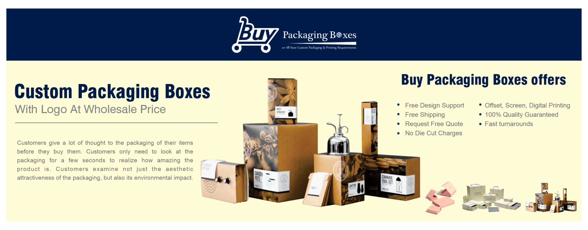 custom packaging boxes with logo