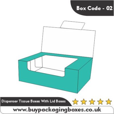 Custom Dispenser Tissue Boxes With Lid | Buy Packaging Boxes