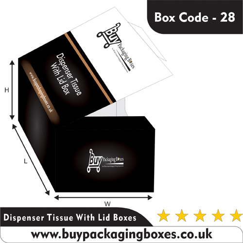 Custom Dispenser Tissue Boxes With Lid