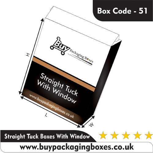 Custom Straight Tuck Boxes With Window