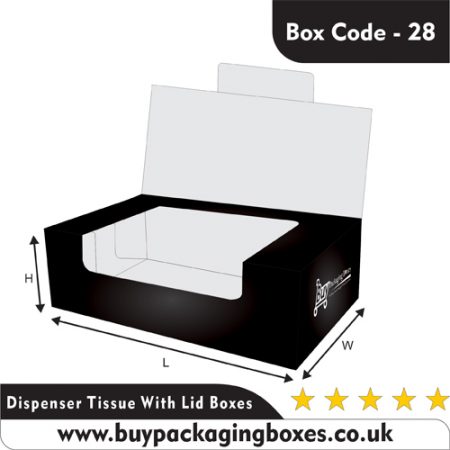 Dispenser Tissue Boxes With Lid