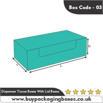 Dispenser Tissue Boxes With Lid Packaging | Buy Packaging Boxes