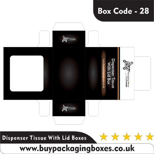 Dispenser Tissue Boxes With Lid Template