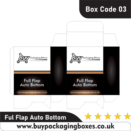 Full Flap Auto Bottom Boxes Template