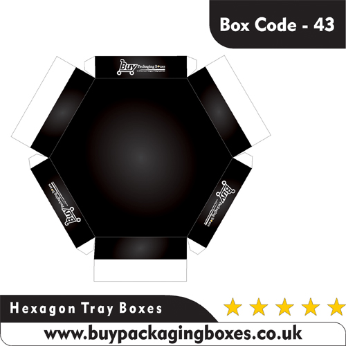 Hexagon Tray Boxes Template