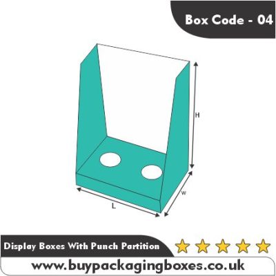 Packaging Display Boxes With Punch Partition | Buy Packaging Boxes