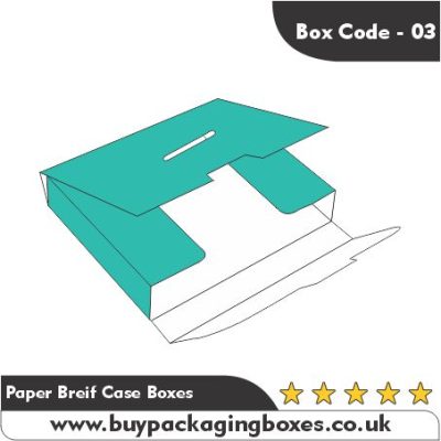 Paper Breif Case Packaging Boxes