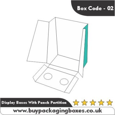 Prined Display Boxes With Punch Partition | Buy Packaging Boxes