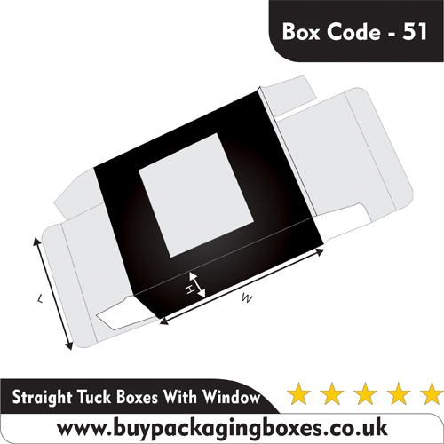 Straight Tuck Boxes With Window