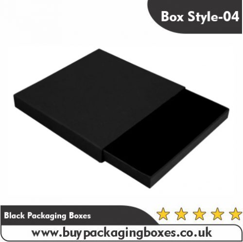Black Packaging Boxes Wholesale