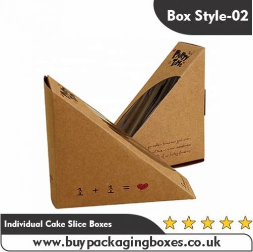 Individual Cake Slice Packaging Boxes