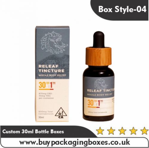 Custom 30ml Bottle Boxes Wholesale