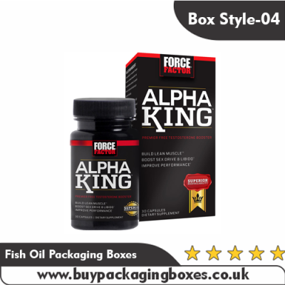 Custom Fish Oil Boxes style 4