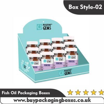 Fish oil carton box style 2