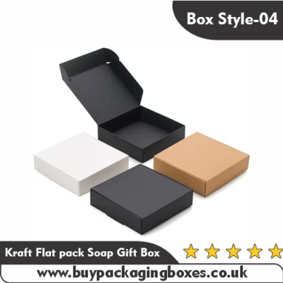 kraft soap packaging boxes