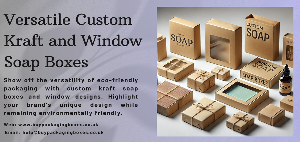 Kraft soap boxes