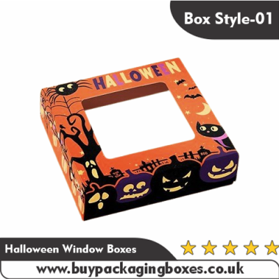 custom halloween window boxes