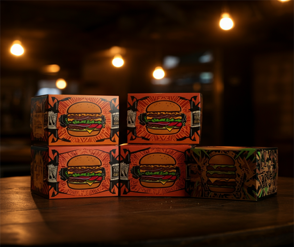 Custom Printed Burger Boxes