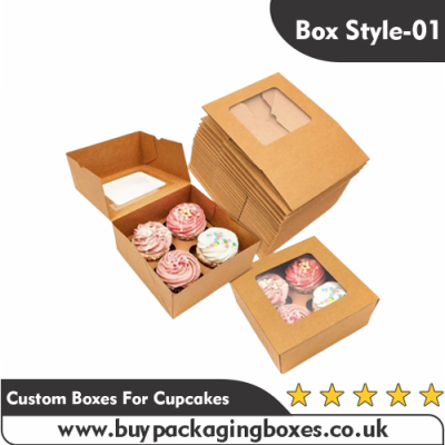 Box For 4 Cupcakes